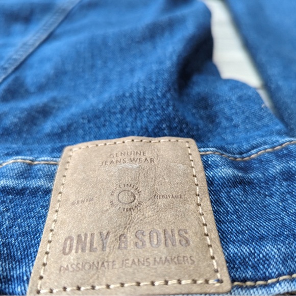 Only & Sons Denim Jacket with Tag. Size Medium. - Picture 5 of 6